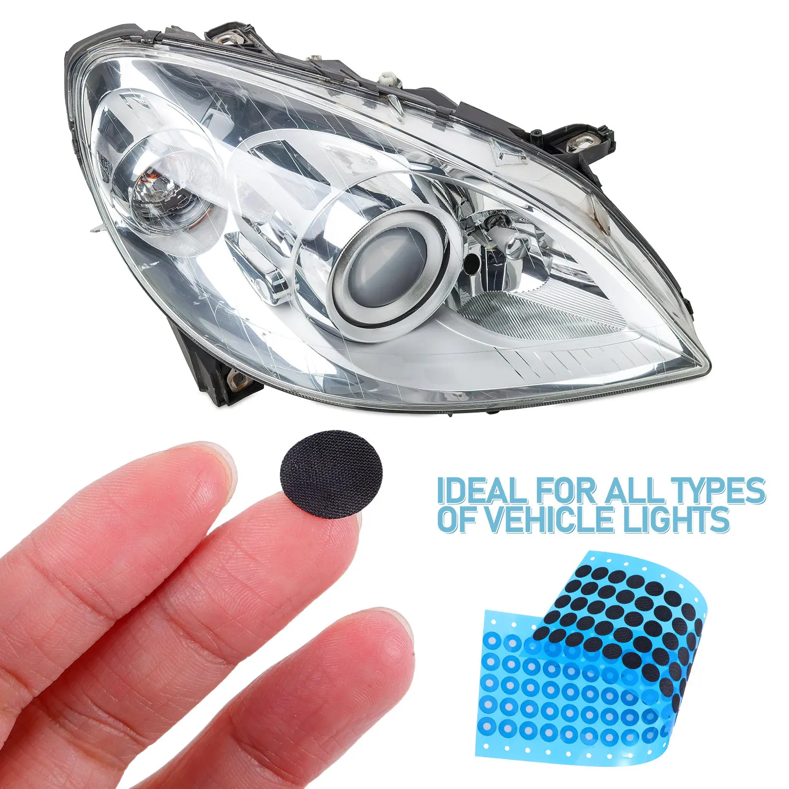 1 Sheet Automotive Light Anti-Fog Breathable Eptfe Membrane for Car Headlights Tail Lights Fog Prevention Waterproof Vehicle view 2