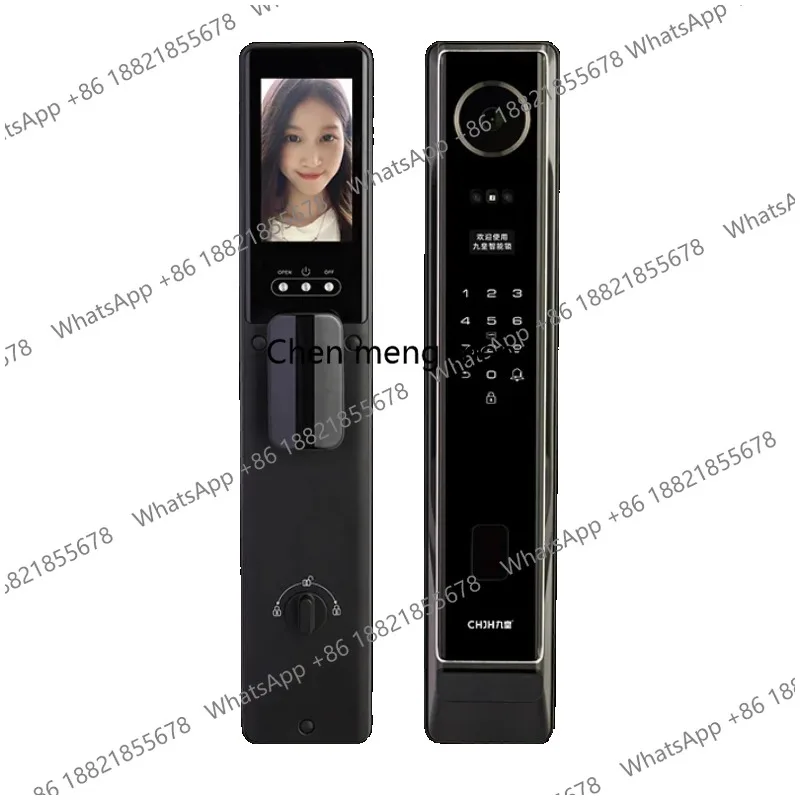 

Modern Style Intelligent WiFi Connected Stainless Steel Door Lock Waterproof Exterior Smart Lock with Cloud Data Storage Options