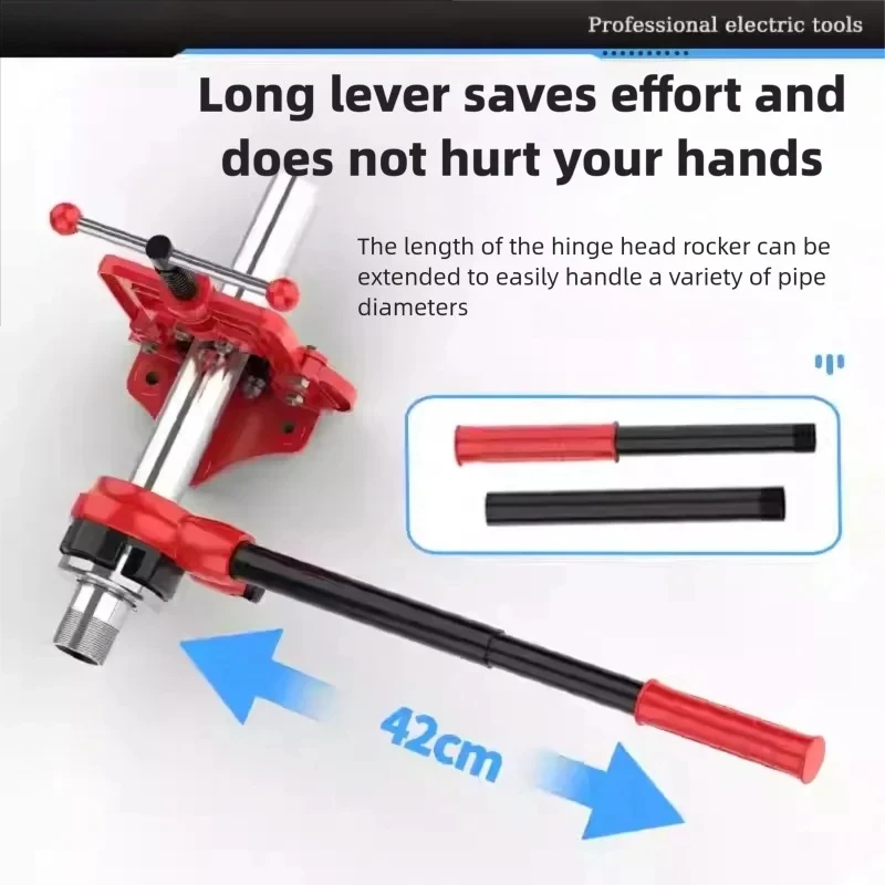 Manual Threading Machine  Small Galvanized Water Pipe Thread Opener  Iron Pipe Threading Machine Wire Twisting Machine