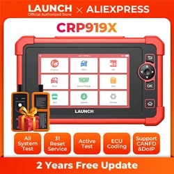 GL LAUNCH X431 CRP919X OBD2 Scanner Automotive Diagnostic Tools Car CANFD DOIP ECU Coding OBDII Auto Professional Free Shpping