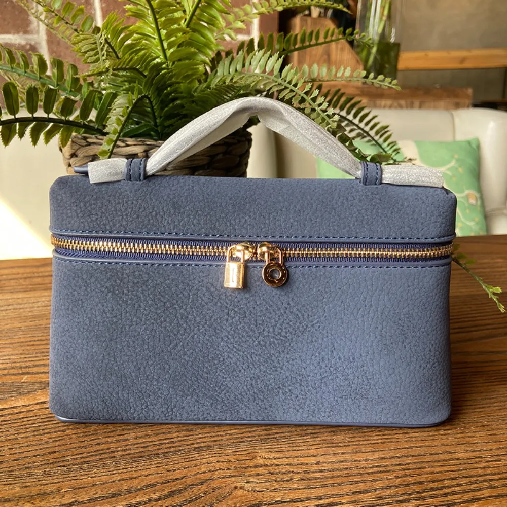 

New Velvet Lunch Box Lychee Pattern Leather Box Bag, One Shoulder Fashion Versatile Simple Portable High Fashion Messenger Bag.