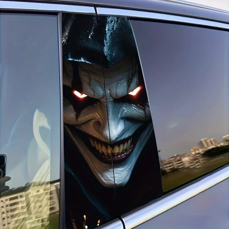 

Demon Vehicle Stickers 2-piece set, easy to paste and remove B-pillar decals, B-pillar vehicle decals