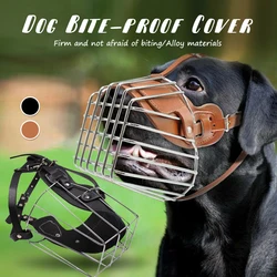 Pet Dog Muzzle Breathable Basket Muzzles Large Dogs Stop Biting Barking Chewing For German Shepherd Anti-bark Dogs Supplies