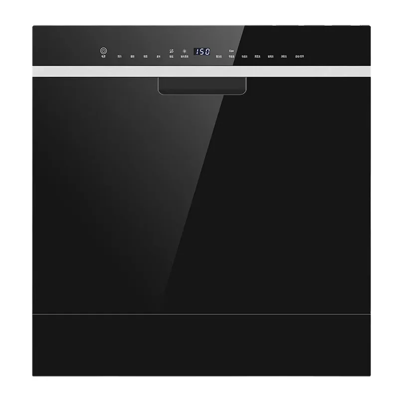 110~220V Built-In Kitchen Dishwasher Stainless Steel Countertop Automatic Drawer Smart Home Use Dishwasher for Hotels