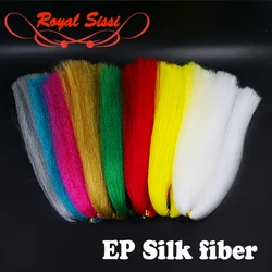 Hot 12 colori opzionali EP Fibra setosa Materiali per legare mosche capelli sintetici TRIGGER PUNTO fibre di pesciolini morbidi baitfish corpo legare mosche