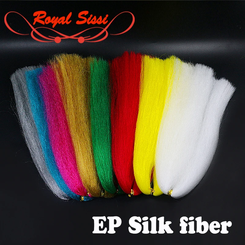 Hot 12optional colors EP Silky Fiber Fly tying materials synthetic hair TRIGGER POINT minnow fibers soft baitfish body fly tying