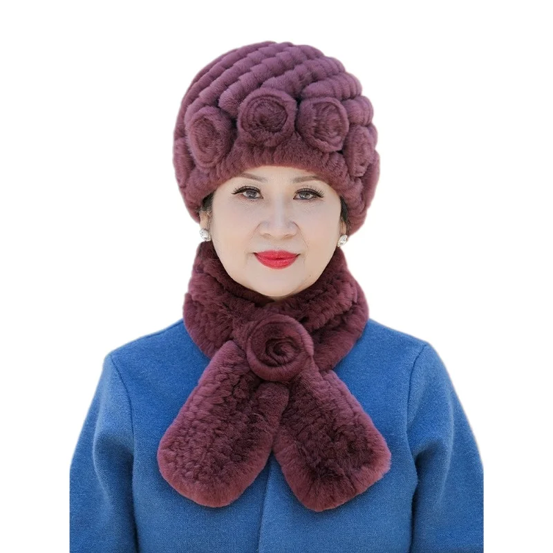 chapeau-et-echarpe-en-fourrure-de-lapin-rex-pour-l'hiver-pour-les-meres-d'age-moyen-et-les-grand-meres-agees-chauds-et-confortables