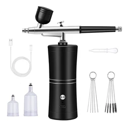 Mini Air Compressor Kit аэрограф Paint Spray Gun Airbrush For Nail Art Tattoo Craft Cake Nano Fog Mist Sprayer