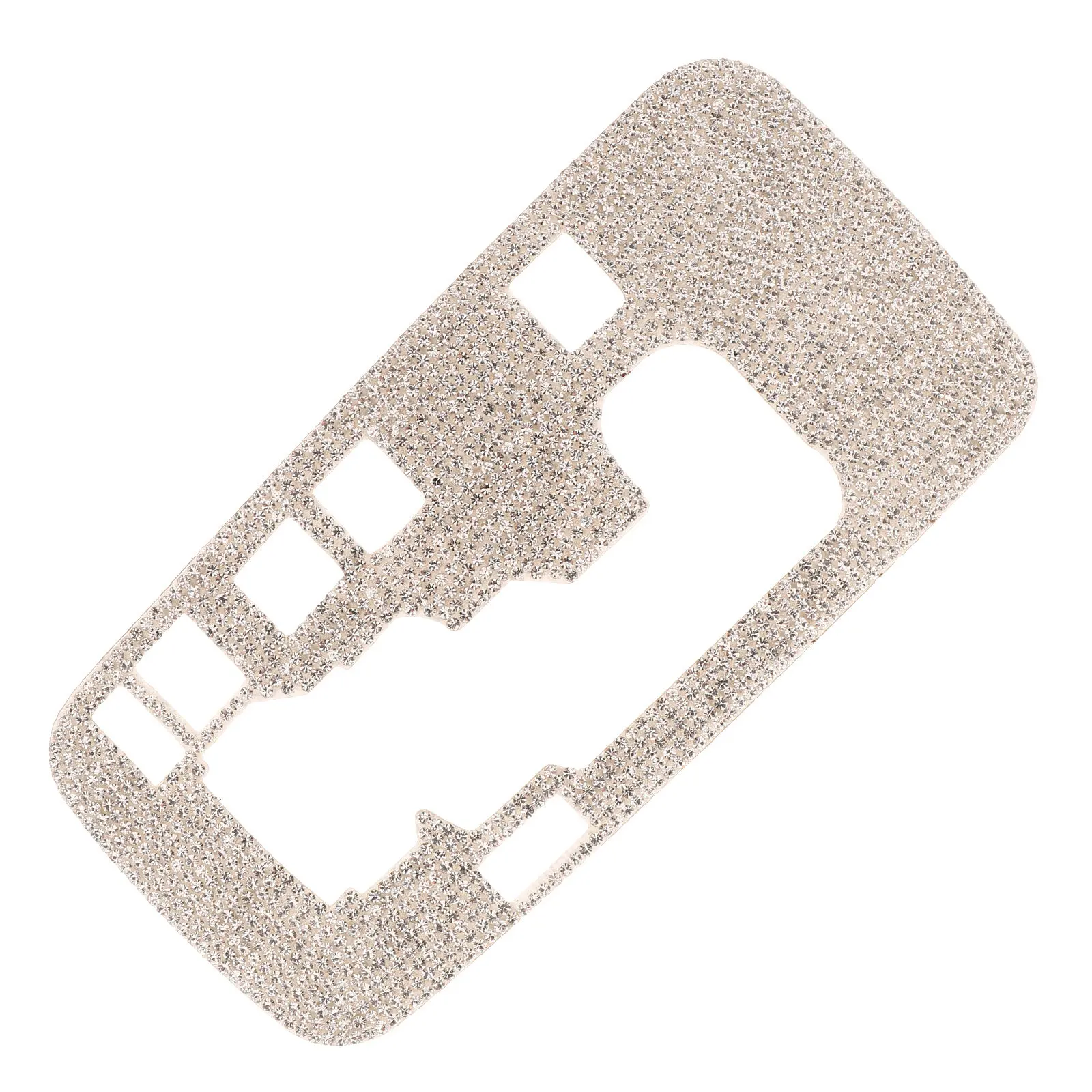 

Gear Panel Trim Sticker Rhinestone Bling Protective Cover Sparkly Car Interior Decor Driving Gear Panel Car Accessories