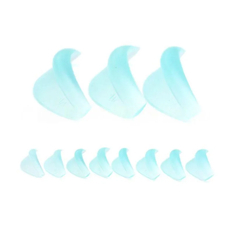 Kit de coussinets de levage de cils en Silicone, 8 paires, outil applicateur de recourbe-cils 3D, accessoires d'extension de cils