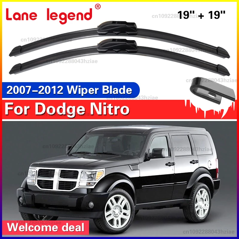 

Wiper Blades Set For Dodge Nitro 2007 - 2012 Chrysler LLC DaimlerChrysler Front Windshield Brushes Windscreen Washer Accessories