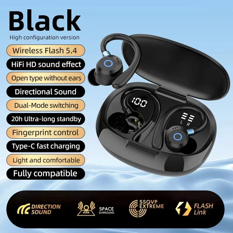 Wireless Sport Headset K09 Series Translator Earphones Dual Wear 144+ Languages Real-Time Translation Long Endurance Headphones