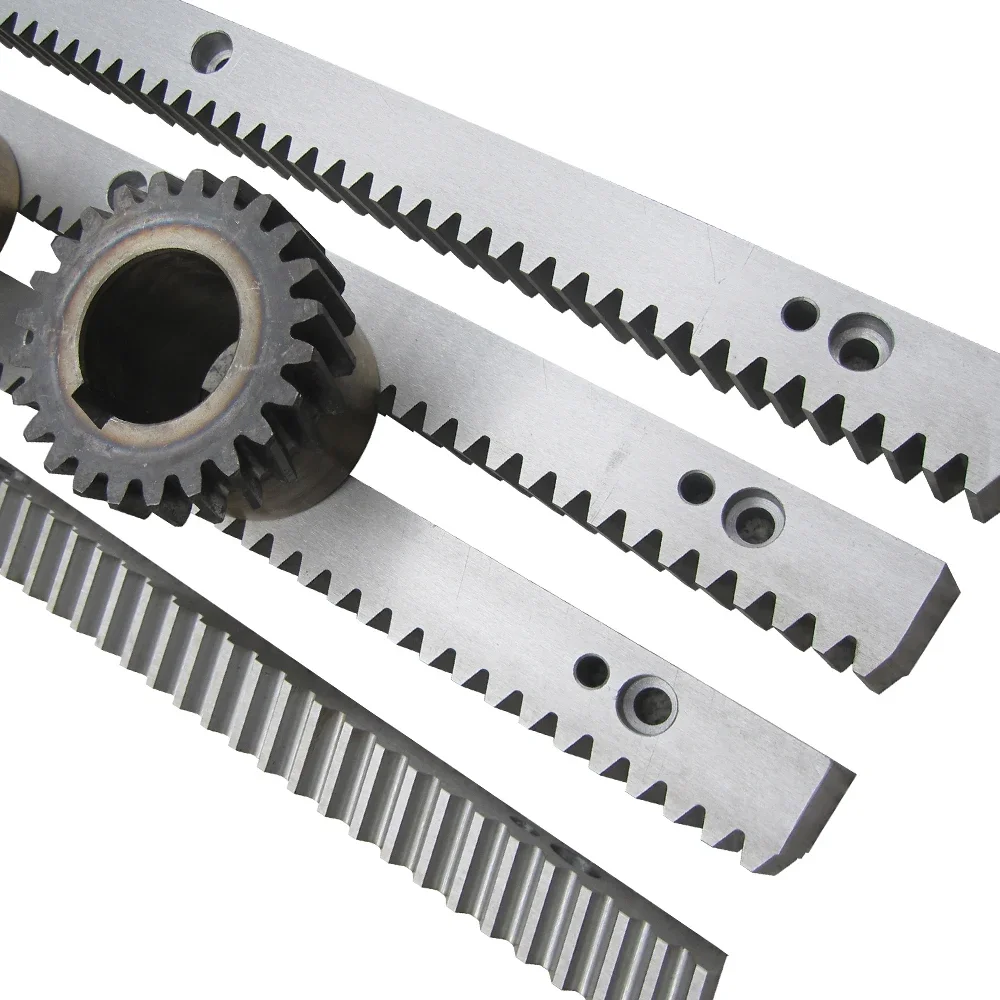 with teeth heat treated hardened 25x25x2000mm m2 m2.5 CNC helical gear rack and pinion