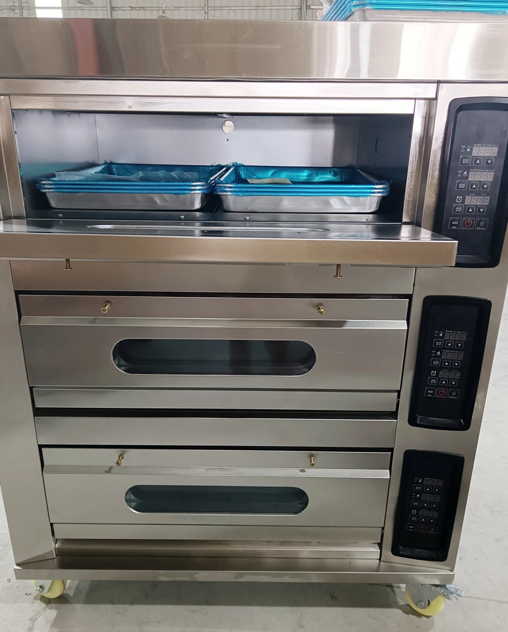 2 Layers 4 Trays Bakery Gas Electric Bread Cake Pie Baking Oven Cookes Oven Bakery Restaurant Price