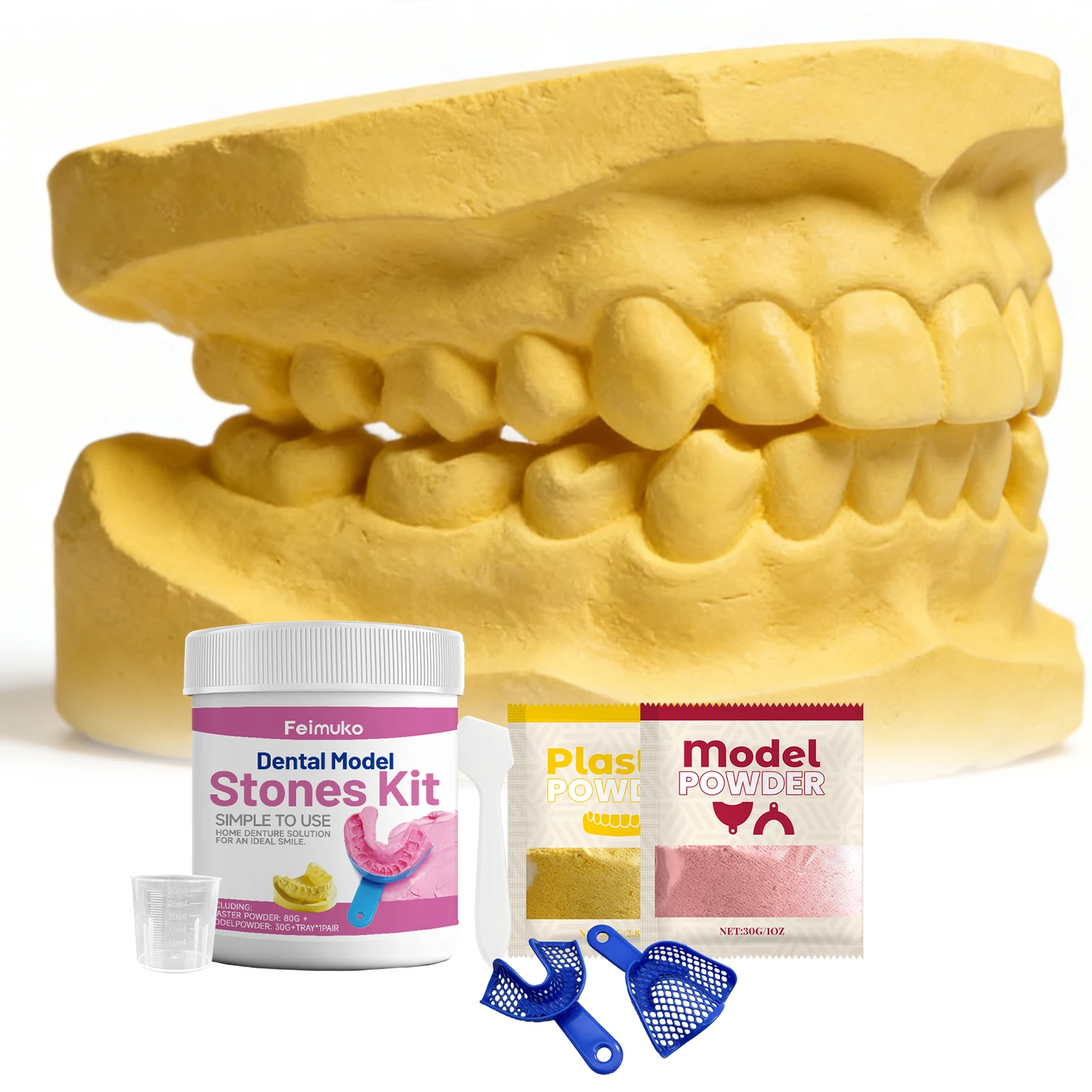 -kit-de-gesso-odontologico-feimuko-transparente-para-contorno-dentario-material-para-moldagem-e-decoracao-diy-de-dentes-conjunto-de-gesso-para-impressao-dentaria