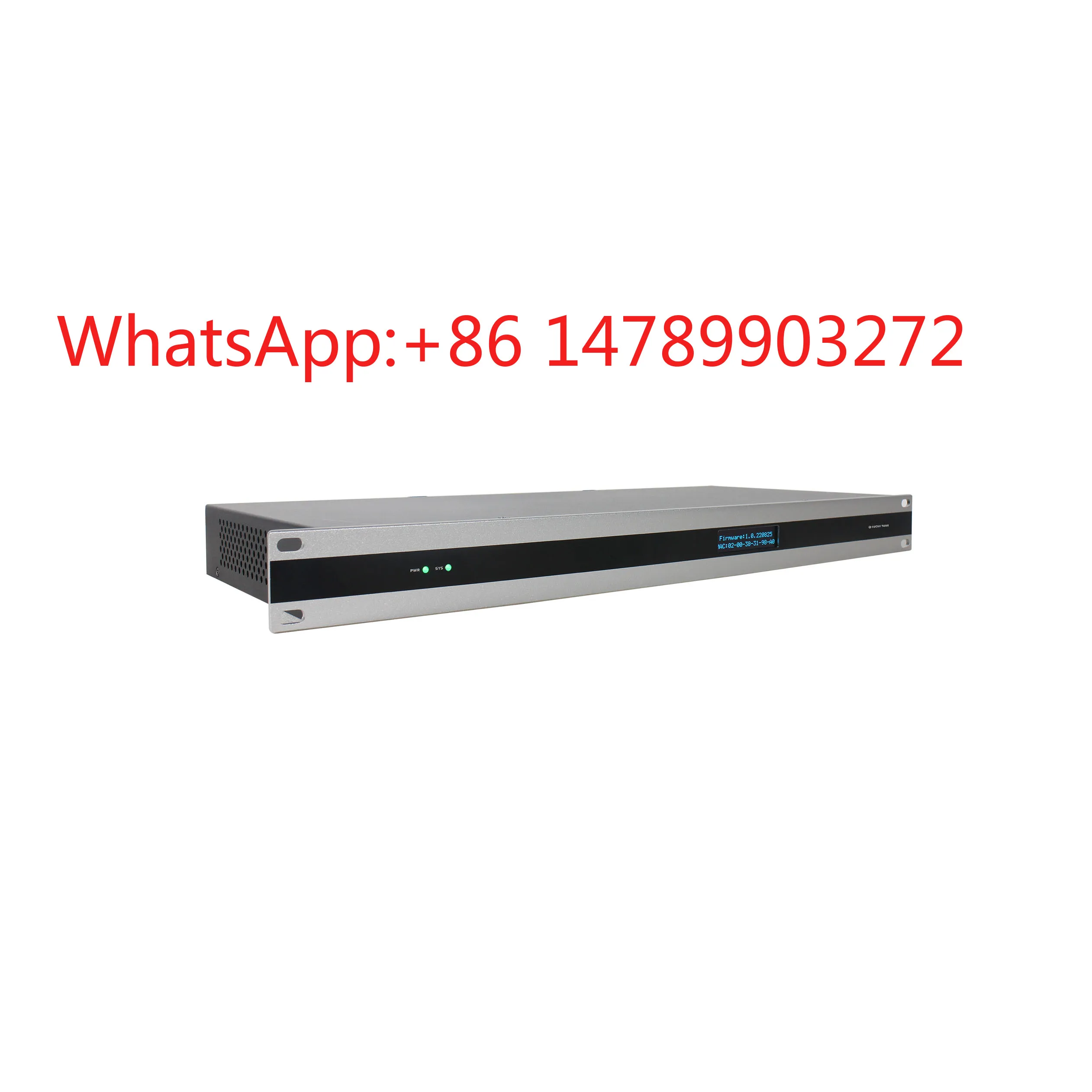 8 In 8 Out DSP Processor AFC AEC ANS RS232 Professional Stage Audio Equipment