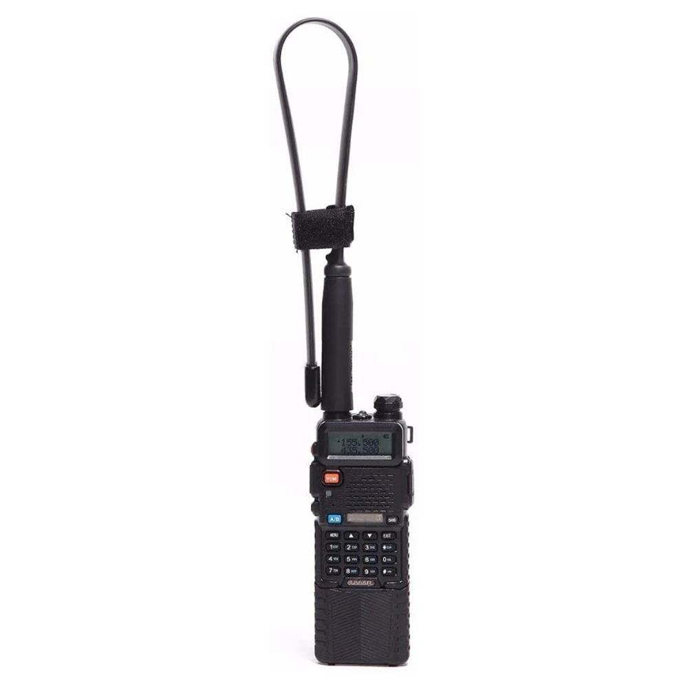 SMA-Antena Dobrável de Banda Dupla Feminina, VHF, UHF, 144, 430MHz, Baofeng UV-5R, UV-82