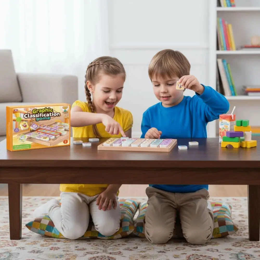 

Деревянная настольная головоломка с изображением домашних животных для раннего развития, настольная головоломка с изображением животных, которую легко играть, интерактивная семейная настольная игра