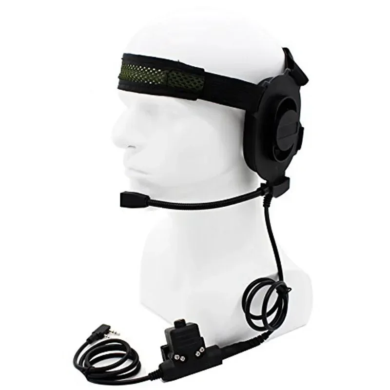 HD01 Z Tactical Bowman Elite II Headset Earpiece U94 PTT for BaoFeng UV-5R UV-82 BF-888S BF-F9 UV 6R Kenwood TK2107 PuXing Radio