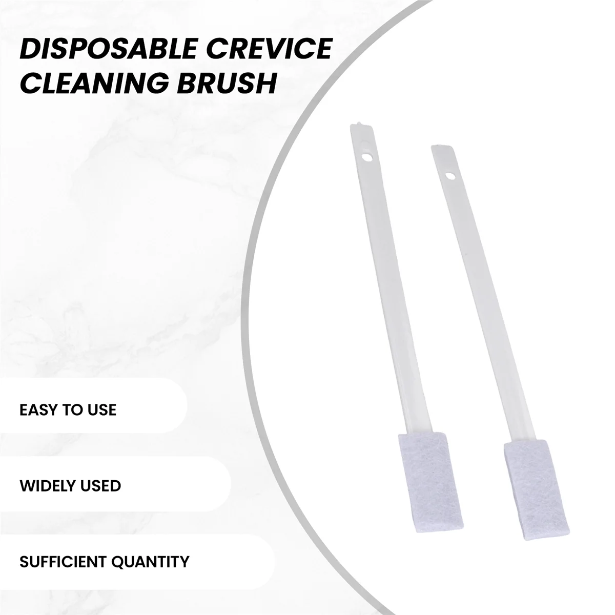 [op voorraad] 28 stuks wegwerp toiletborstel spleetreinigingsborstels, voor toilethoeken, raamgroeven, deurrails, toetsenborden, jaloezieën,