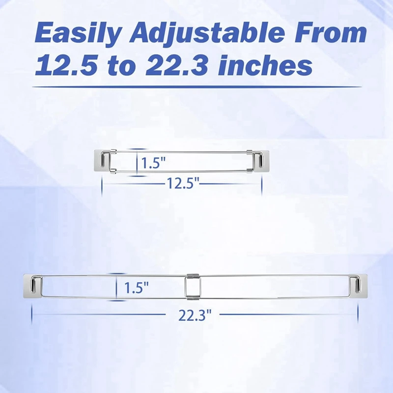 人気! Rv安全な調節可能なバー、ステンレス鋼ロッド、食品および飲料用スタビライザー、rv冷蔵庫用、4パック