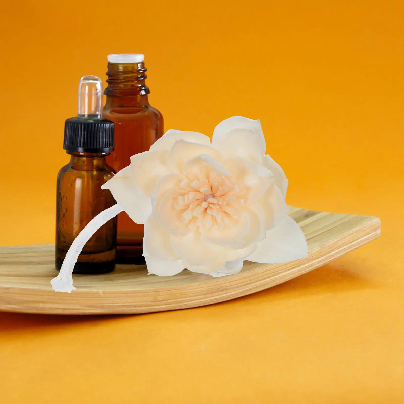 2pcs Aromatherapy Decoration Essential Oil Diffuser Sticks Cotton Rope Bathroom Mini Oil Flower Sticks Room Fragrance Diffuser