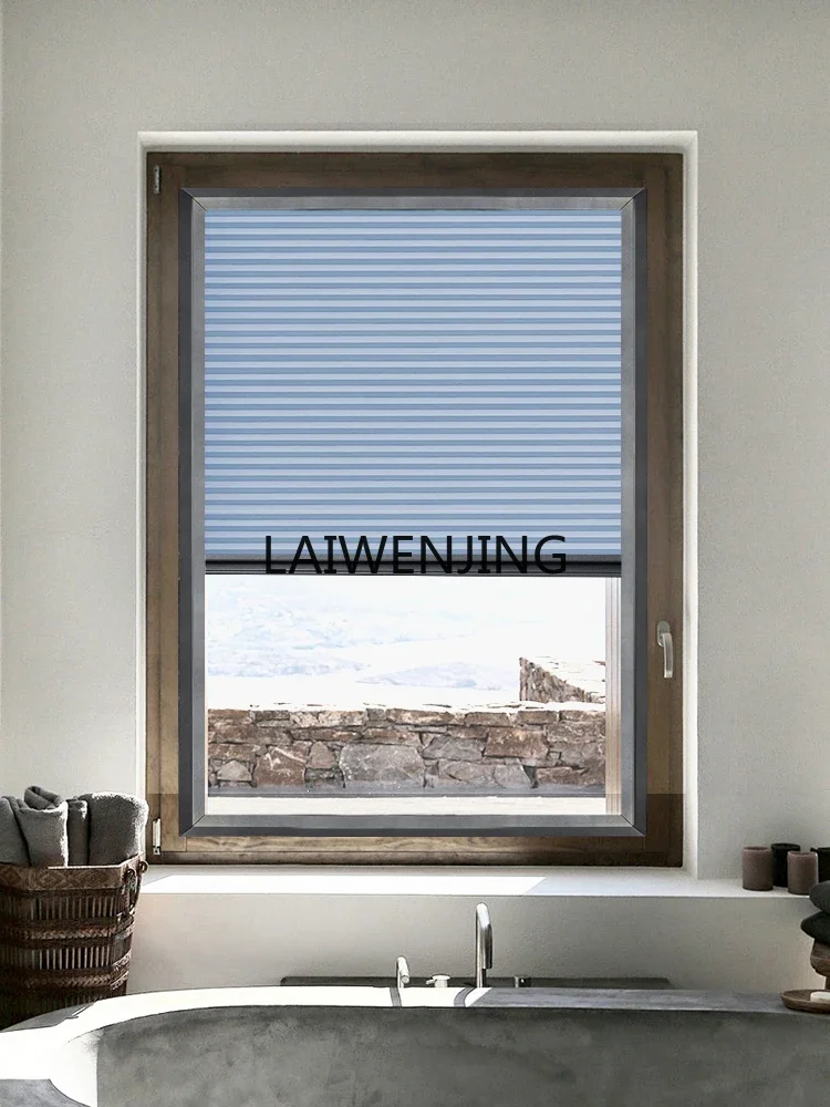 

LYN special honeycomb curtain for inner opening window waterproof sunshade embedded invisible sliding honeycomb curtain