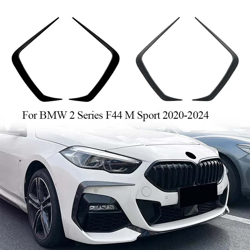 

Car Front Bumper Spoiler Wind Knife For BMW 2 Series F44 M Sport 2020-2024 Car Side Splitter Air Vent Wind Knife Auto Body Kits
