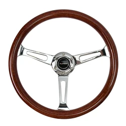 15 Inch 380MM Universal Steering wheel Classic ABS Vintage Car Steering wheel