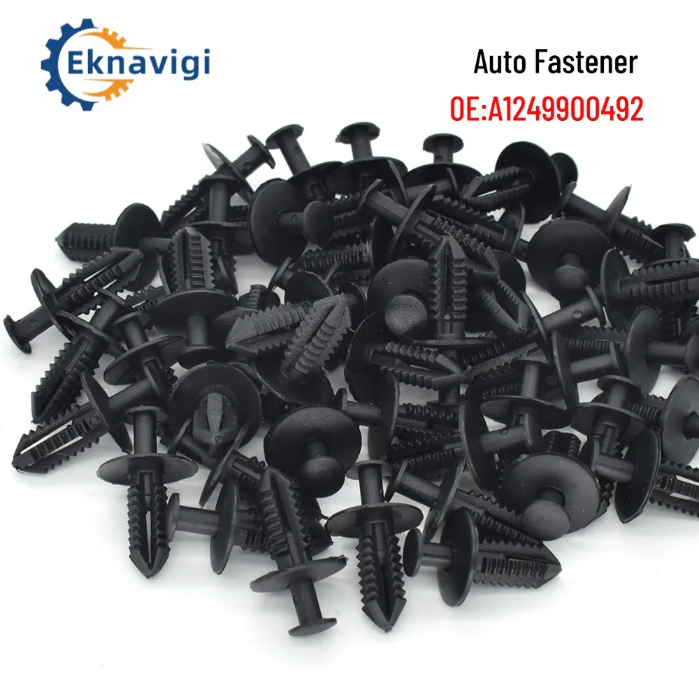 30PCS Automotive Fender Bumper Fasteners Wheel Arch Lining Fender Decorative Rivets for Mercedes-Benz BMW OE:A1249900492