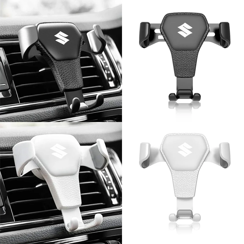 Suporte de Celular para Carro com Clipe para Saída de Ar, Suporte Móvel para Suzuki DZire IGNIS Alto Spacia Jimmy VITARA SX4 Acessórios