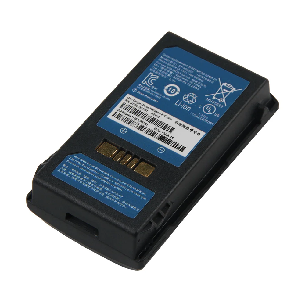 Premium Quality Battery BT-000337 BT-000338 BT-000375 For Zebra MC33 MC330 MC3300 MC330AX MC3300X 5200mAh