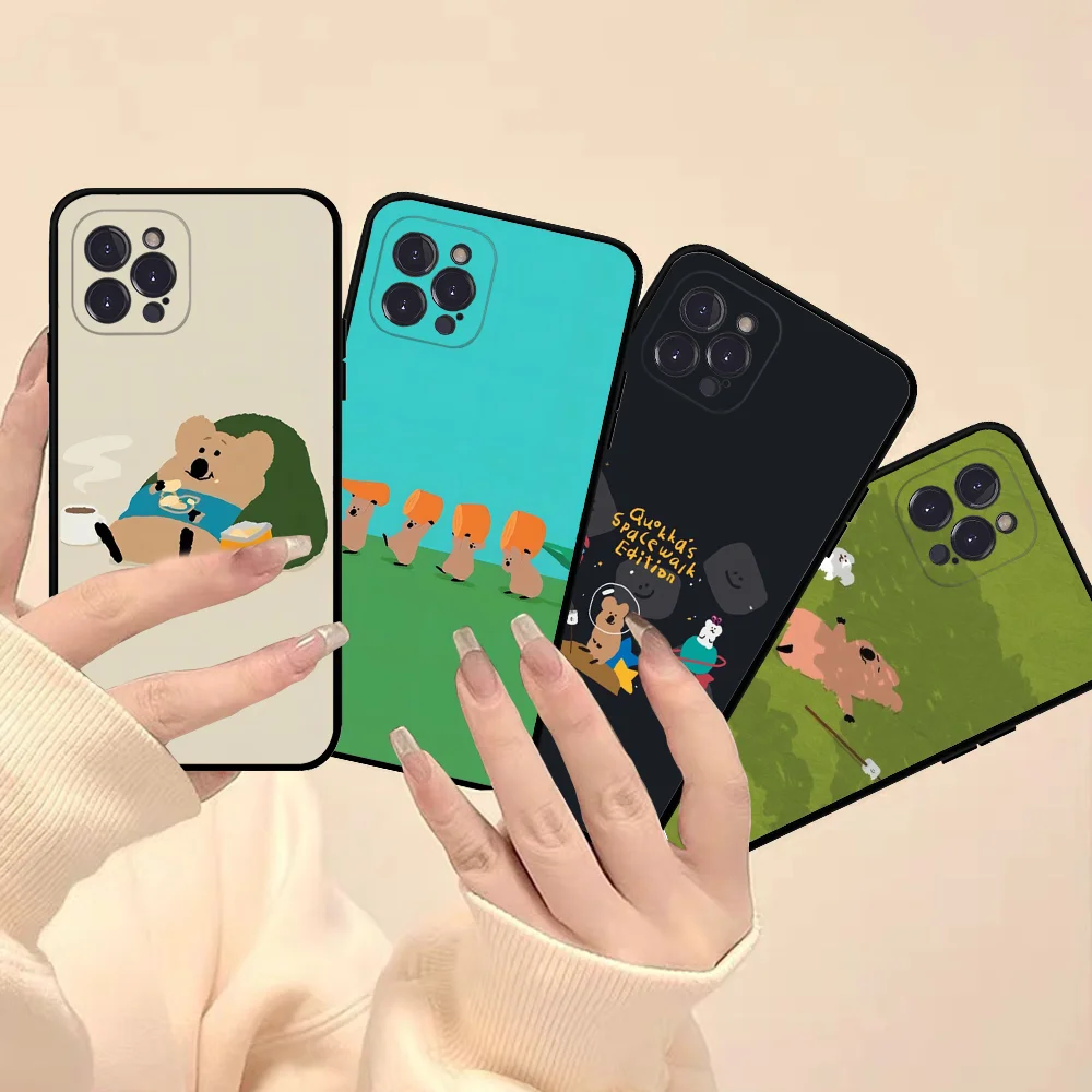 Korea D-Dinotaengs Phone Case Silicone Soft for iphone 15 14 13 12 11 Pro Mini XS MAX 8 7 6 Plus X XS XR Cover