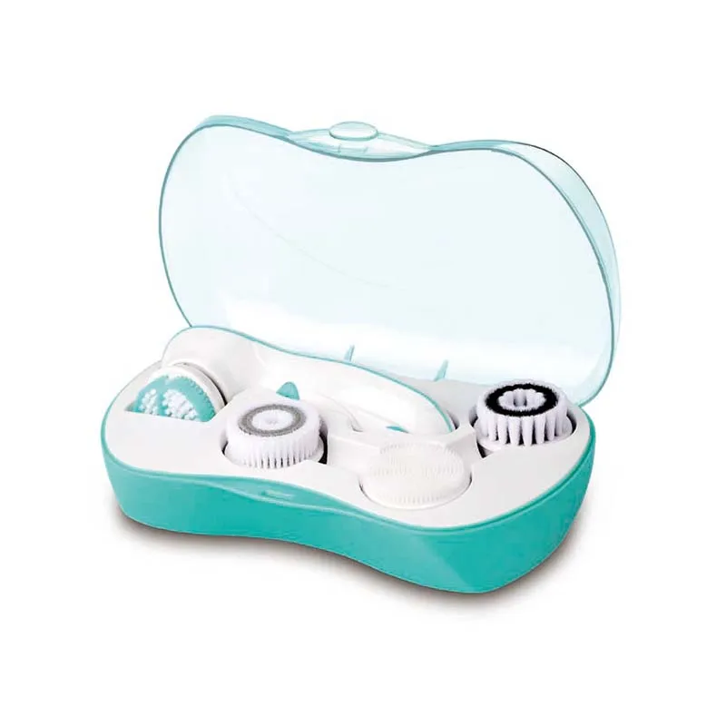 แปรงทำความสะอาดผิวหน้าไฟฟ้า Lady Face Skin Beauty กันน้ำ หมุนได้ ใช้งานด้วยมือ ระบบไอออนิก สำหรับใช้ในบ้านและนอกบ้าน