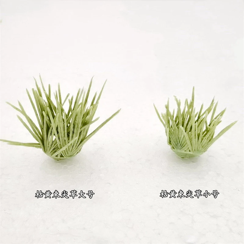 Simulation Miniature Small Grass Model ABS Plant Material For HO Train Railway Building Sand Table Layout Diorama Kits 30Pcs