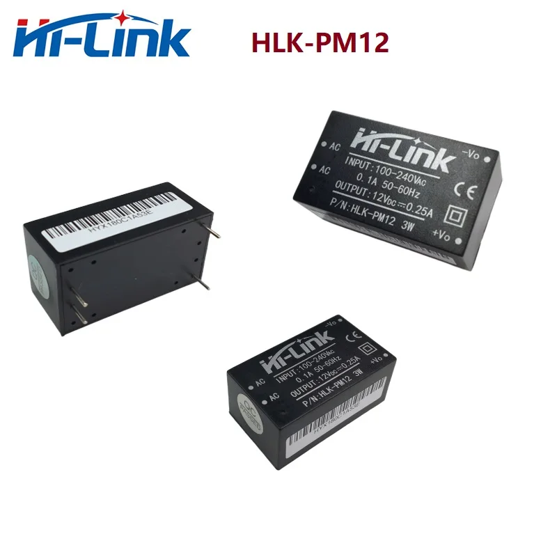 5pcs freies Schiff Hi-Link-HLK-PM01 HLK-PM03 HLK-PM12 220V bis 5V/3,3 V/12V intelligenter Haushalts schalter ACDC-Netzteil modul