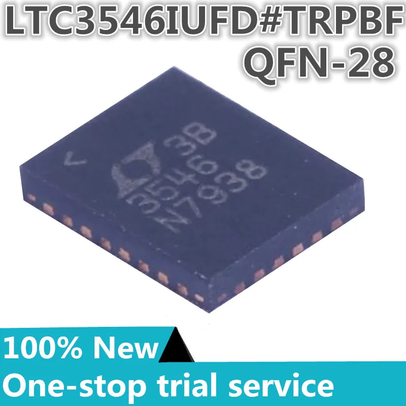 2-100pcs %New original LTC3546IUFD#TRPBF LTC3546IUFD Package QFN28 Silk Screen 3546 Adjustable Buck Switch regulator IC