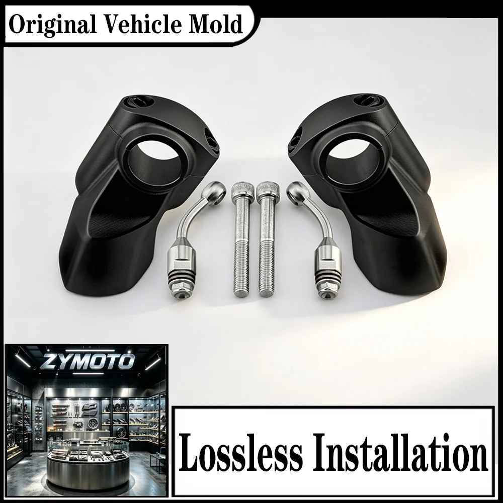 FOR Triumph Rocket 3R Rocket 3 GT Rocket3 R 3GT 2019-2026 Handlebar Riser Riser Block 32mm Pullback 22mm Rise Kit Black Silver