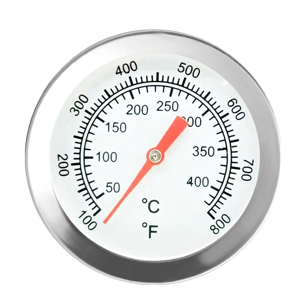 52mm Oven Thermometer Barbecue Smoker Grill Temperature Gauge Meter BBQ Meat Thermometer Cooking 50-400/50-500 Degrees Celsius