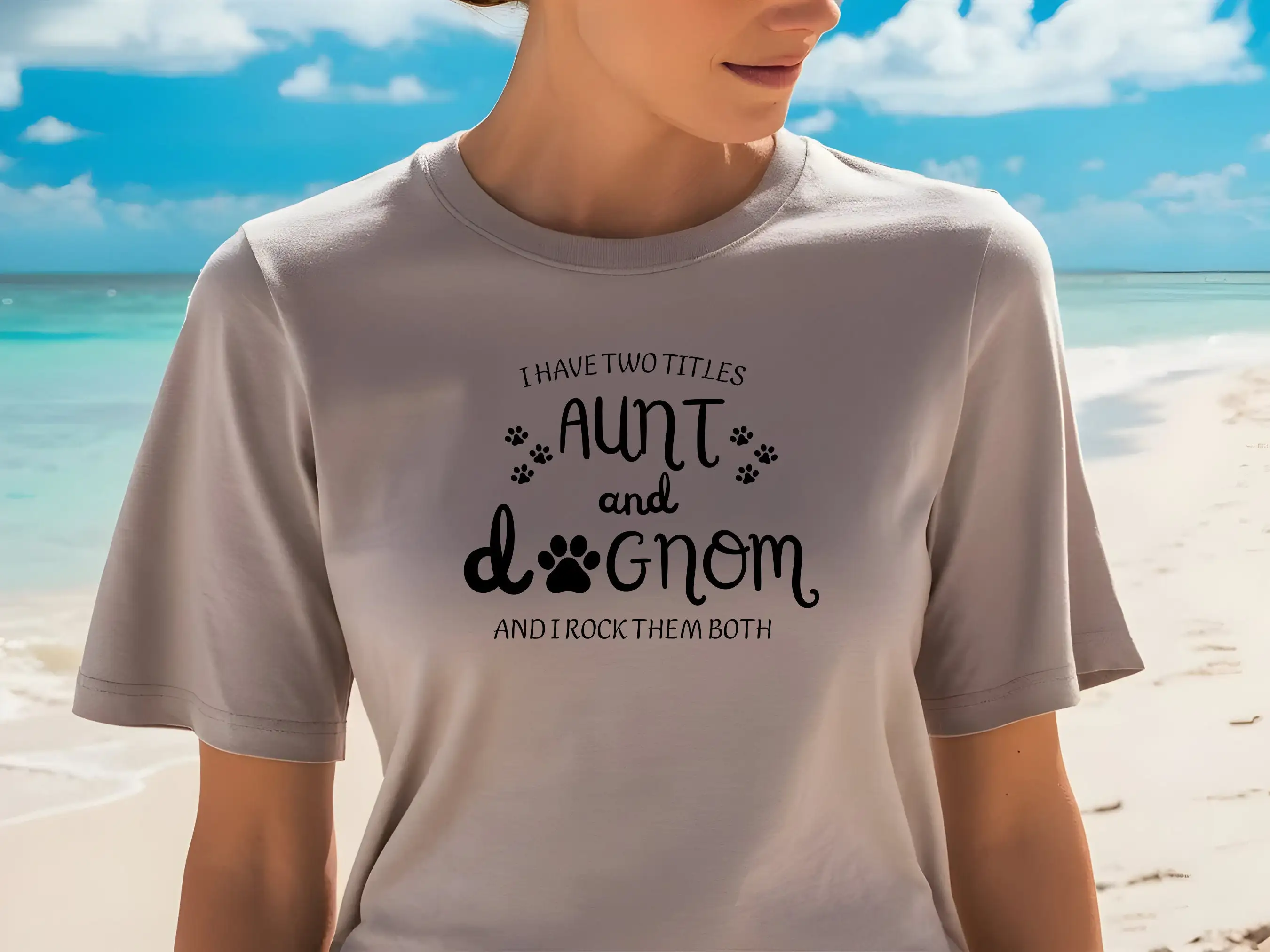 

Funny Aunt T Shirt Dog Lover Heavy Cotton