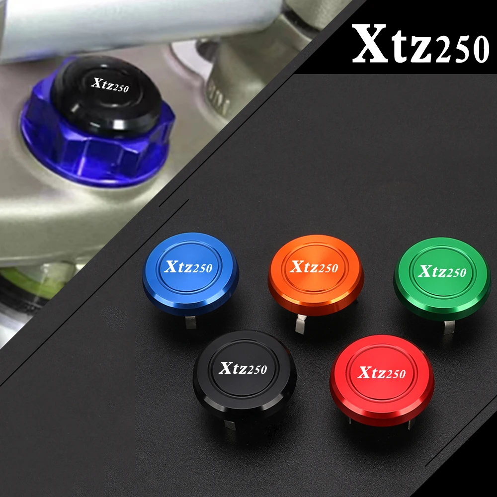 

Motorcycle Accessories Steering Stem Nut Cap Decoration Cover For YAMAHA XTZ250 XTZ 250 2006 2007 2008 2009 2010 2011 2012-2017
