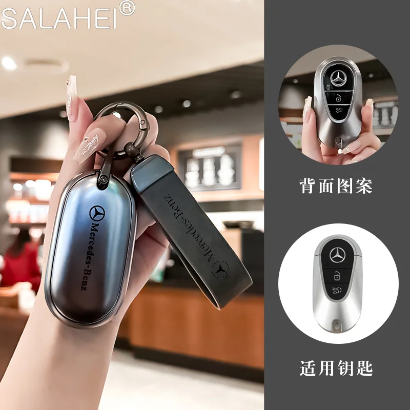 

Car Smart Key Case Cover TPU Protect Shell Keychain For Mercedes Benz W205 W206 W204 W213 W177 W223 W247 GLC GLA CLA GLB GLK GLS