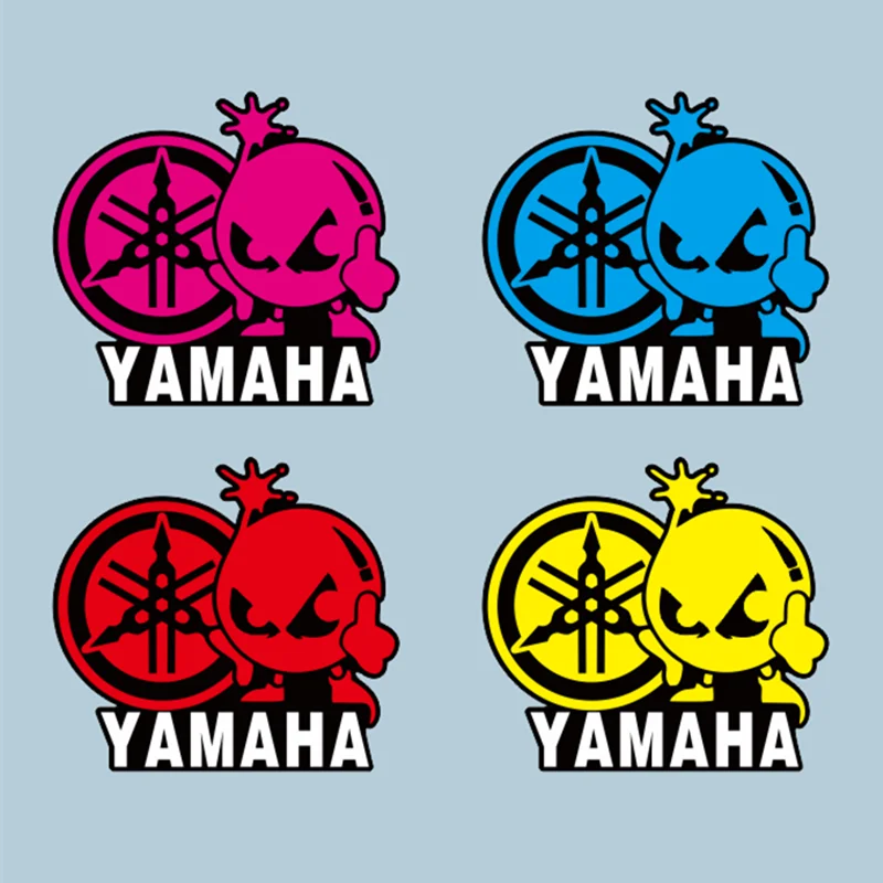 

1 шт., 15 см, наклейки для тюнинга Yamaha, крутые графические наклейки в мультяшном стиле, водонепроницаемые виниловые наклейки для окон автомобиля, декора корпуса ноутбука