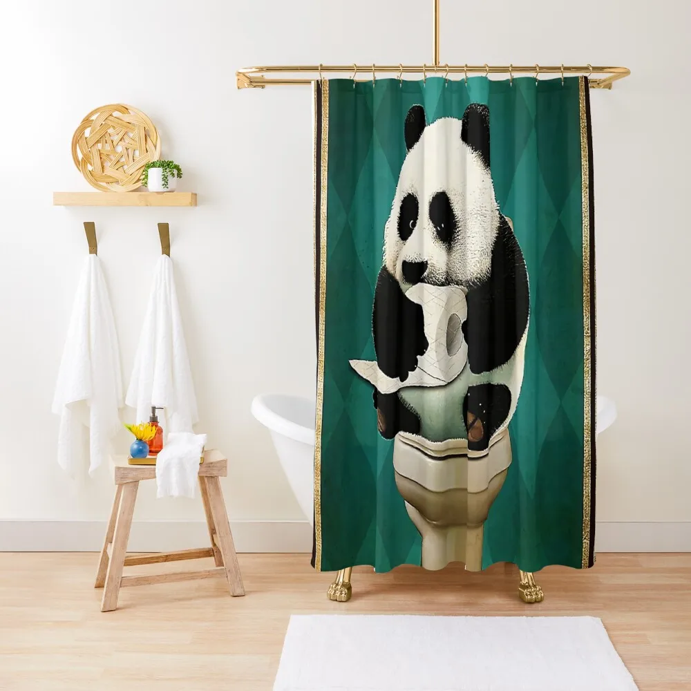 

My Lady Panda Shower Curtain Bathroom Showers Shower Bathroom For The Bathroom Shower For Bathrooms Curtain