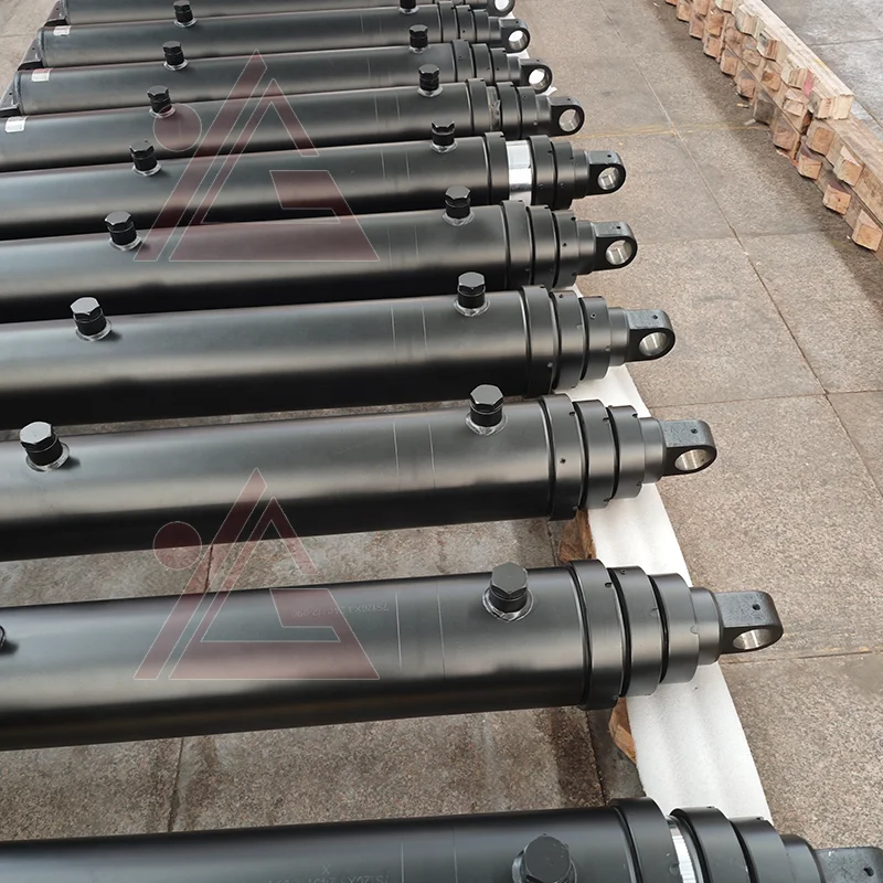 Custom Parker 3 Stage Telescopic Hydraulic Cylinder 5 Multi Stage Hydraulic Cylinders For Lifts, Crane Arm, High-altitude Work