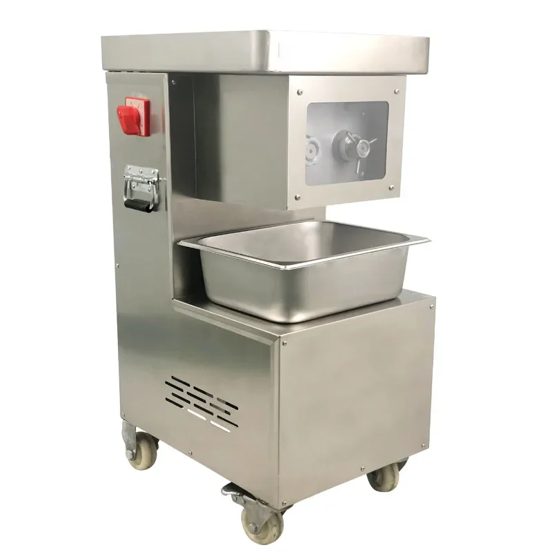 

Large Stainless Steel Meat Slicer Commercial Electric Automatic Fresh Meat Slicer Sliced Shredded Machine