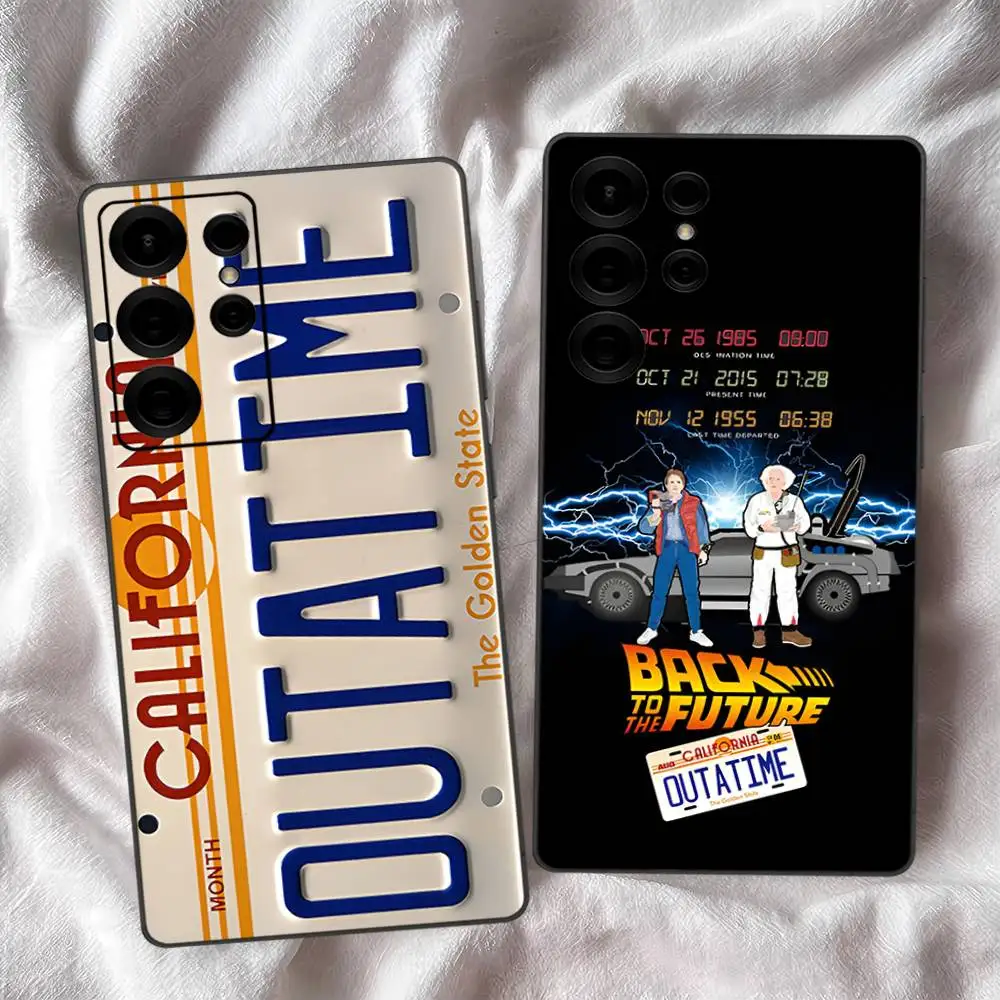 

Movie Back To The Future Phone Case For Samsung S 24 Fe 25 Ultra Plus 20 Lite 21 30 22 23 24 22 Ultra 5G Fundas