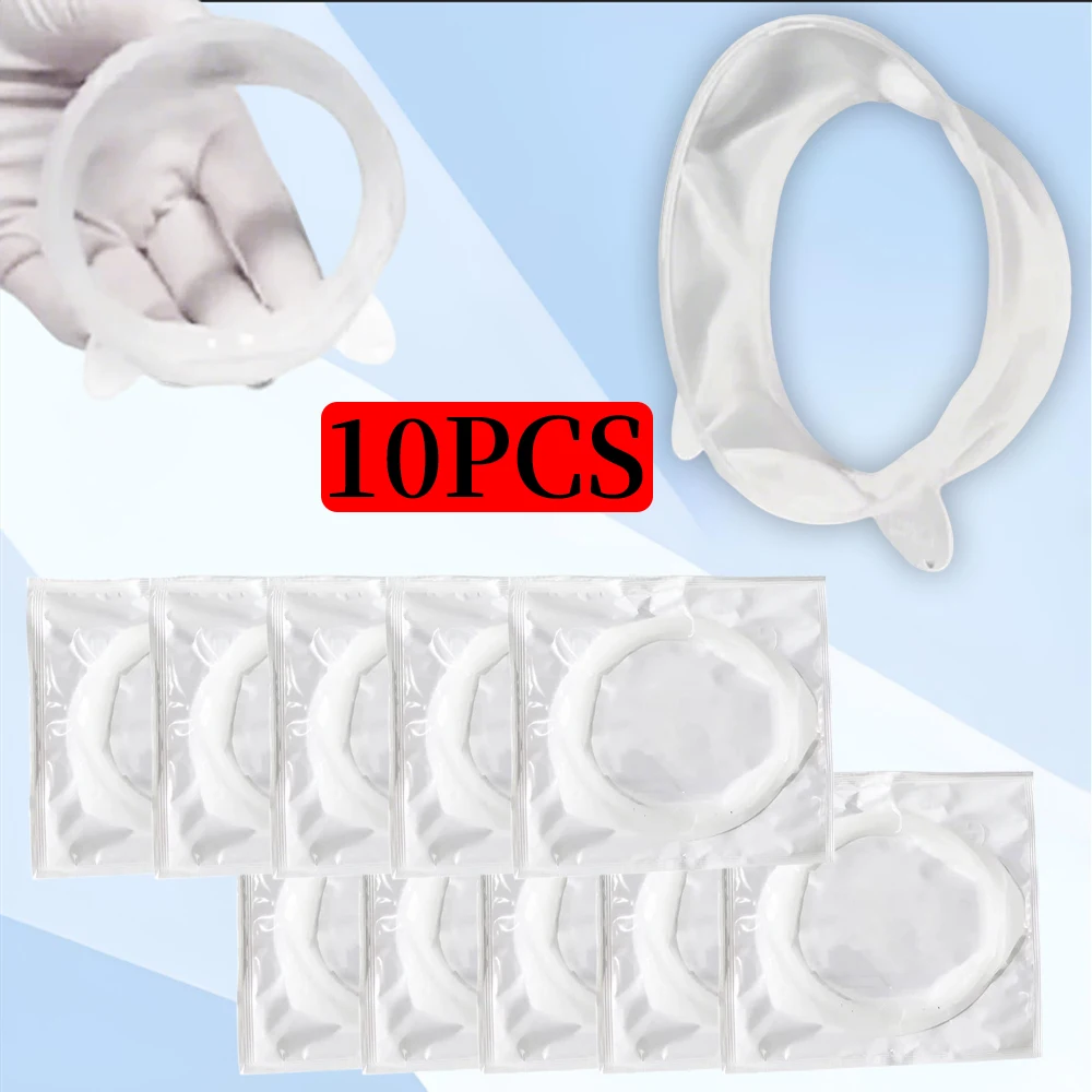 

10PCS Dental Mouth Opener 3D Oral Lip Cheek Retractor O-Shape Rubber Expander for Small Junior Dentistry Tools Set