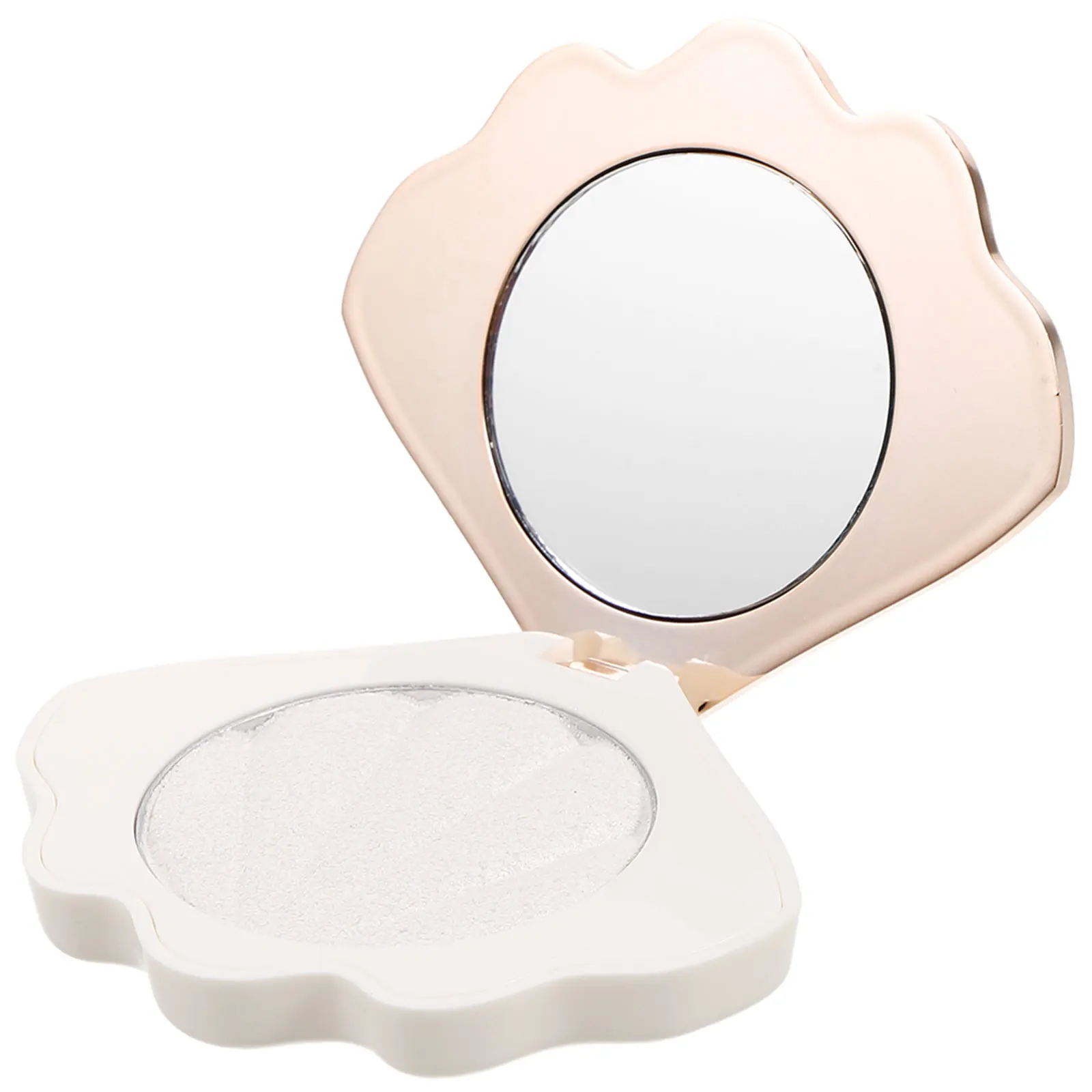 Resaltador de larga duración en polvo prensado para esculpir la cara, 1 caja, para maquillaje diario, diseño compacto apto para viajes, fácil de quitar