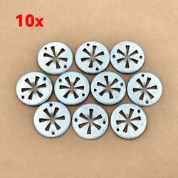 10x Metal Hood Bonnet Under Engine Insulation Cover Clips for VW Passat Tiguan for Skoda for AUDI A3 A4 A6 Q3 Q5 Car Accessories